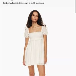 Aritzia Sunday Best Hadley babydoll dress